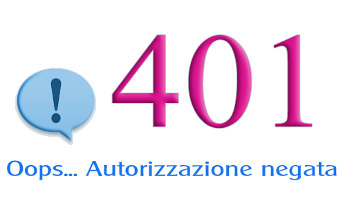 Errore 401